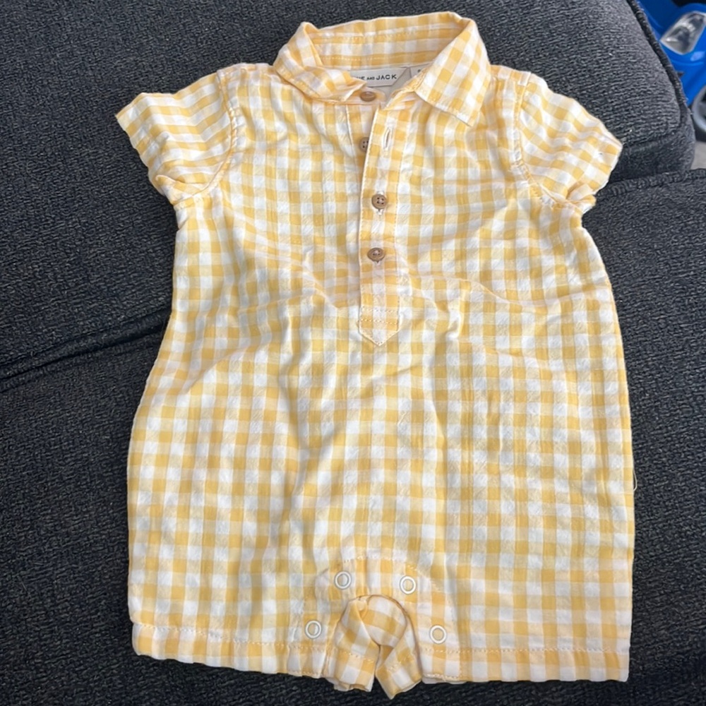 Janie and Jack onesie outfit